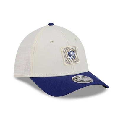 Pictured is this NFL Training 2026 NFL Official Logo 39THIRTY M-Crown Stretch Fit cap in white. 3