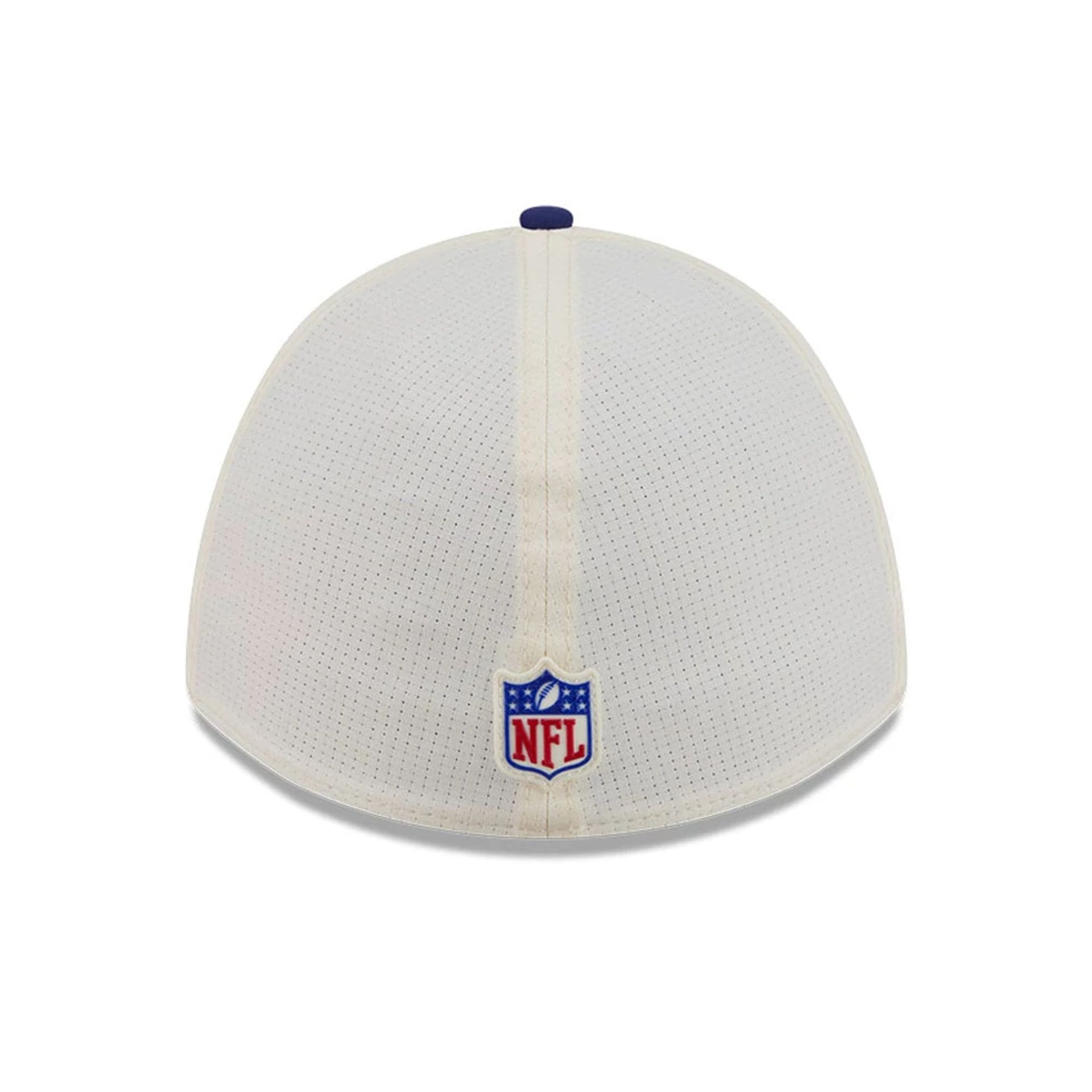 Pictured is this NFL Training 2026 NFL Official Logo 39THIRTY M-Crown Stretch Fit cap in white. 6