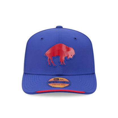 Pictured is this NFL Sideline 2026 Buffalo Bills 9SEVENTY Stretch Snap cap in blue. 2