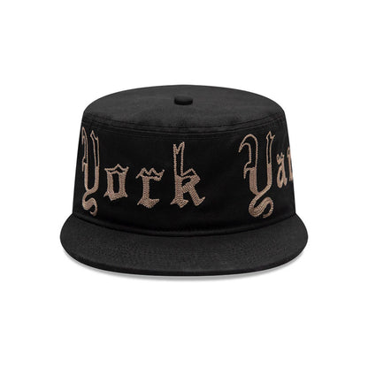 Pictured is this MLB Heritage New York Yankees Pillbox cap in black. 2