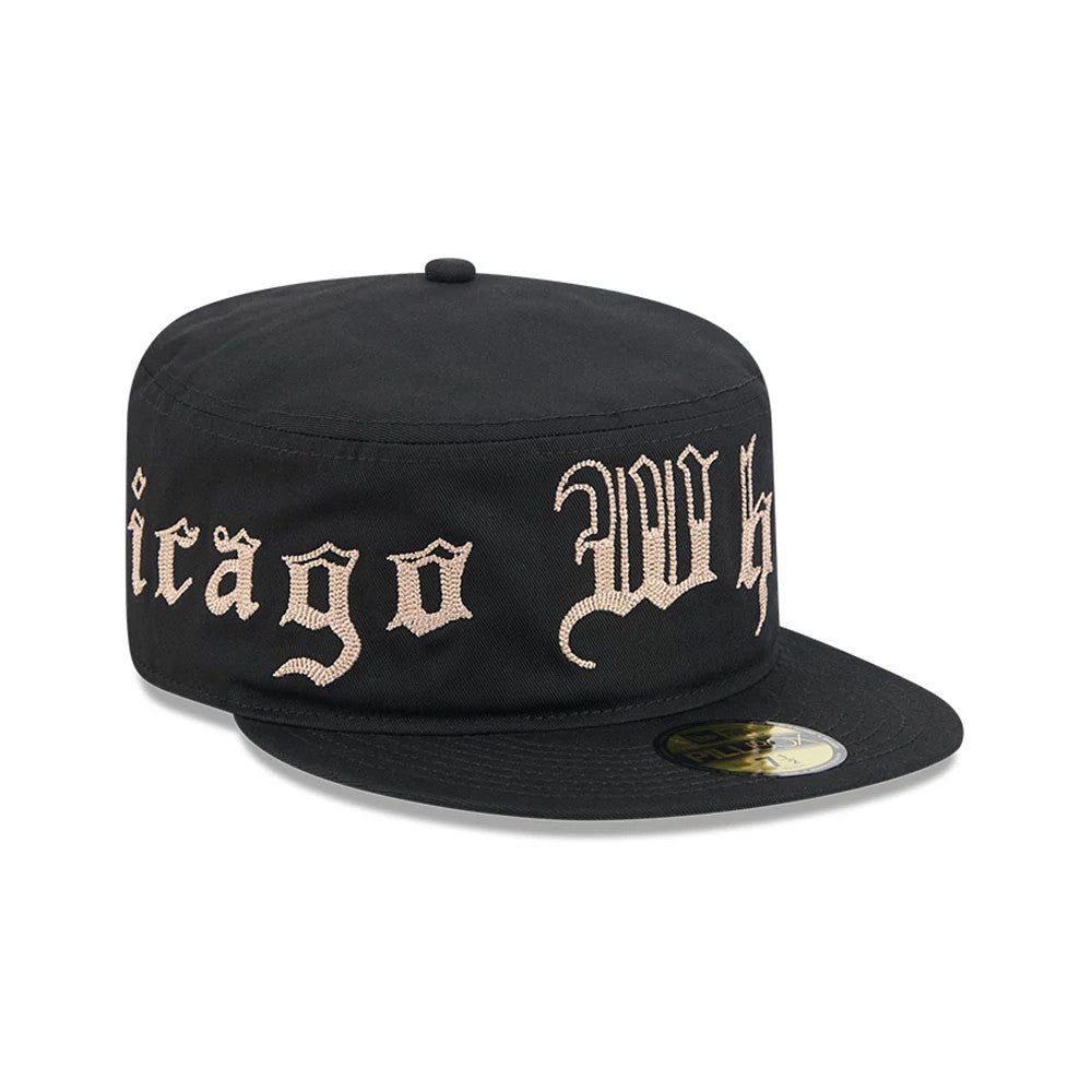 Pictured is this MLB Heritage Chicago White Sox Pillbox cap in black. 4