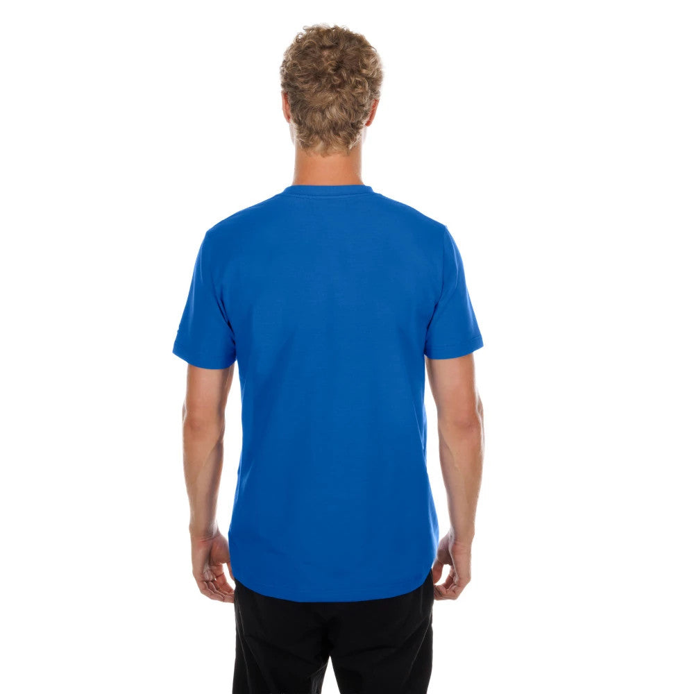The model is wearing this NFL Buffalo Bills T-Shirt in blue. 2