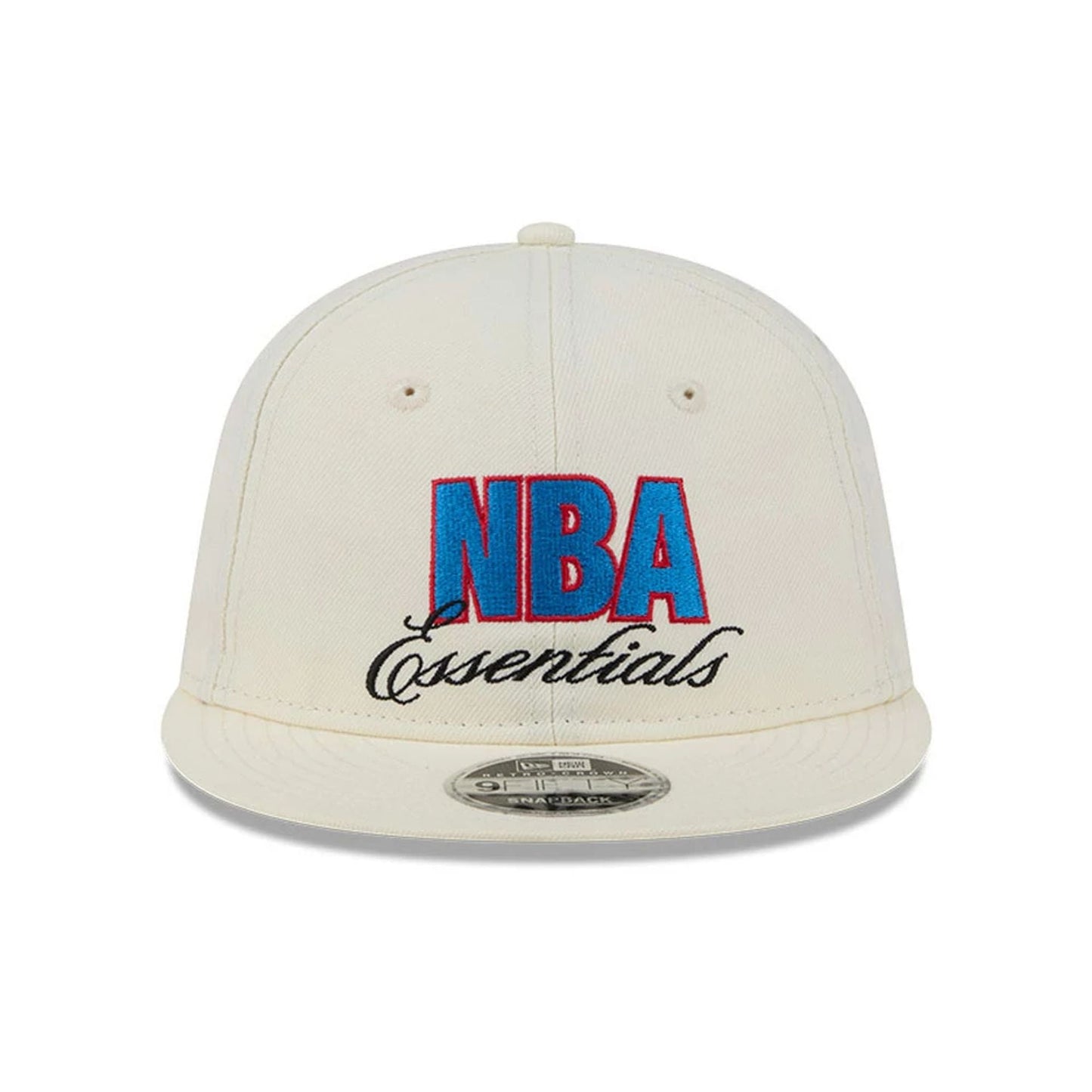 Pictured is this FOG x NBA Logo Retro Crown 9FIFTY Snapback Adjustable cap in white. 3