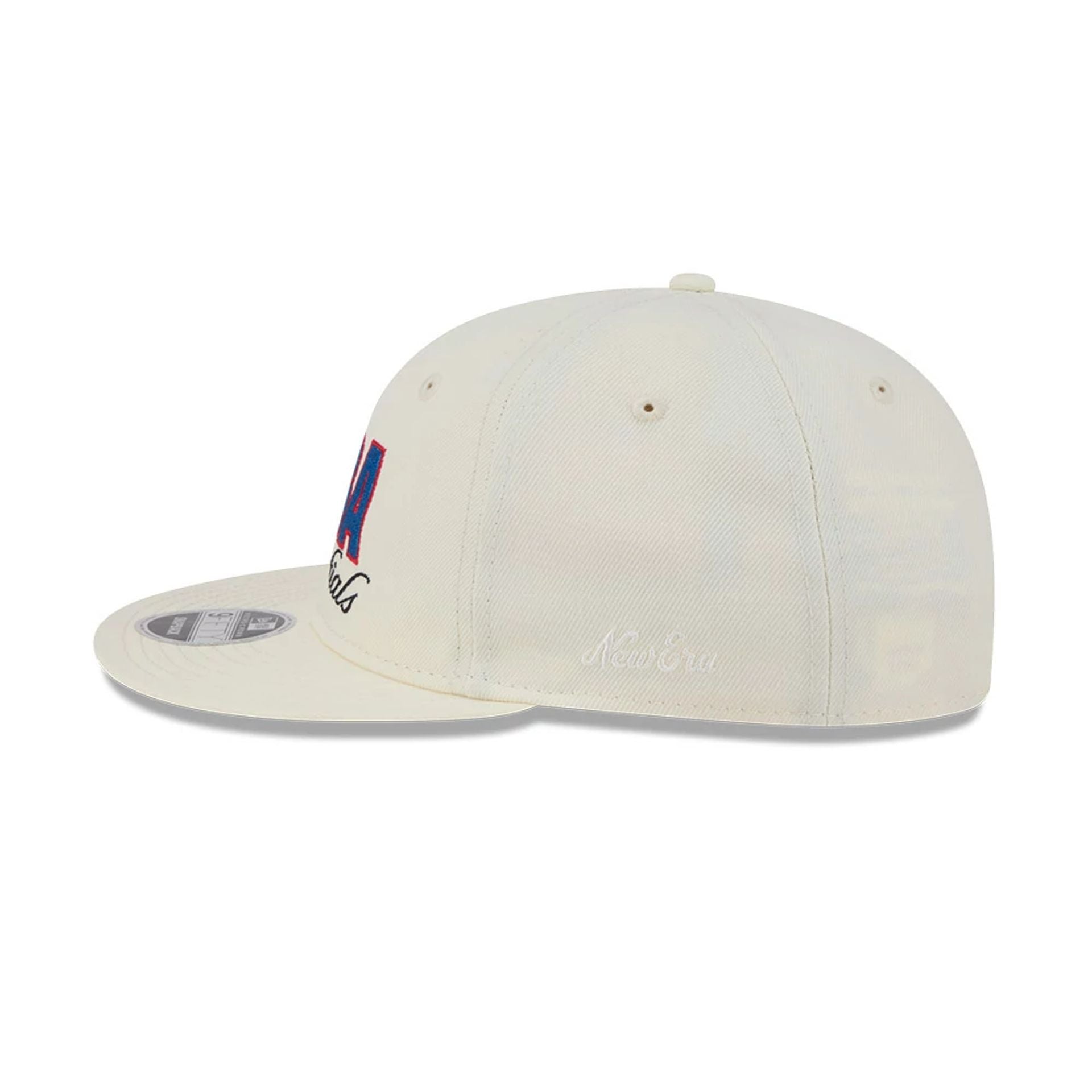 Pictured is this FOG x NBA Logo Retro Crown 9FIFTY Snapback Adjustable cap in white. 6