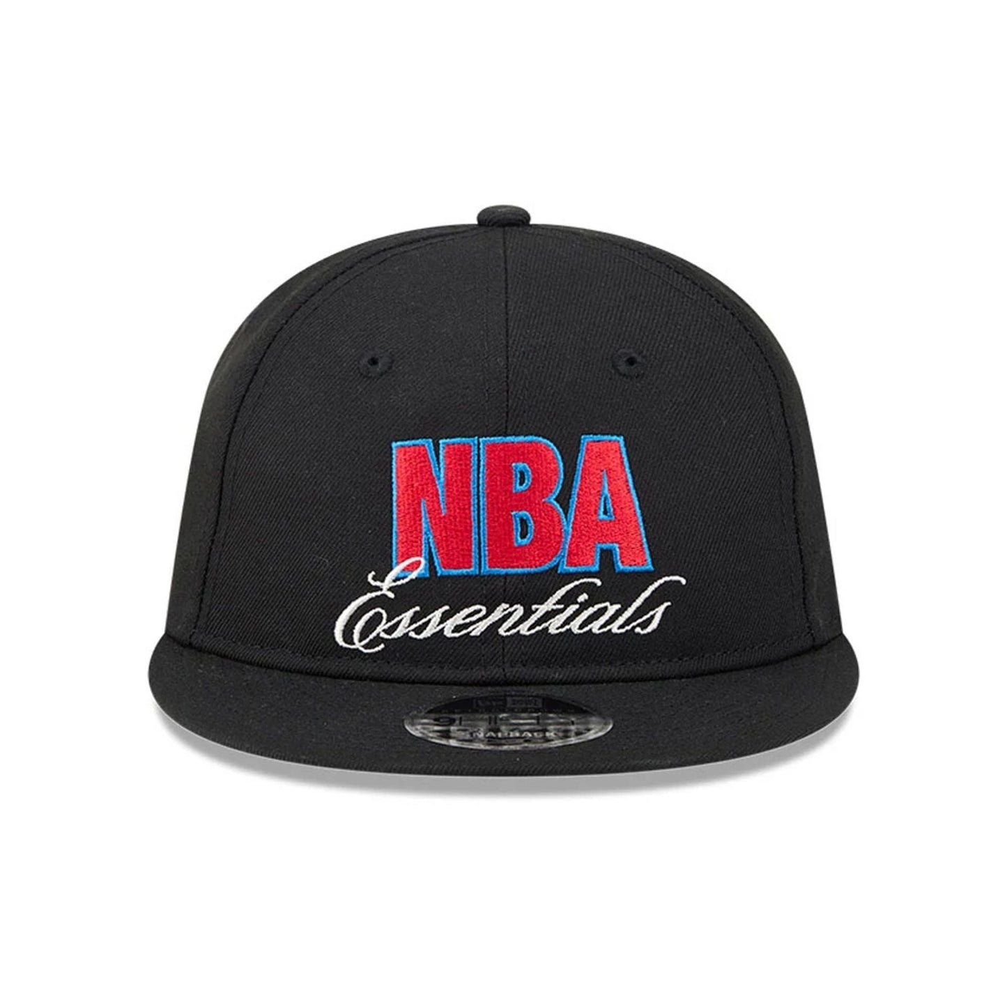 Pictured is this FOG x NBA Logo Retro Crown 9FIFTY Snapback Adjustable cap in black. 3