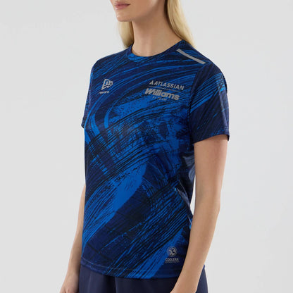 The model is wearing this Womens Atlassian Williams F1 Team Active T-Shirt in navy. 6