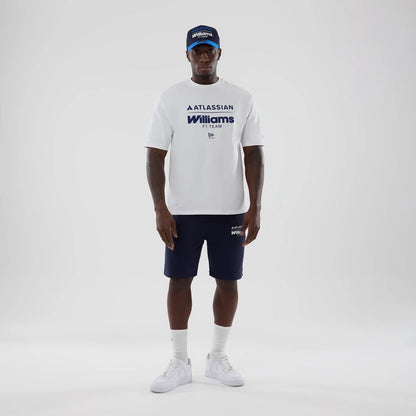 The model is wearing these Atlassian Williams F1 Team Shorts in navy. 6