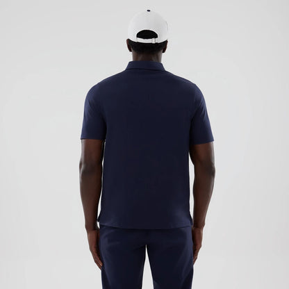 The model is wearing this Atlassian Williams F1 Team Polo T-Shirt in navy. 2