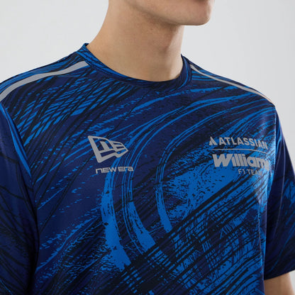 The model is wearing this Atlassian Williams F1 Team Active T-Shirt in navy. 3