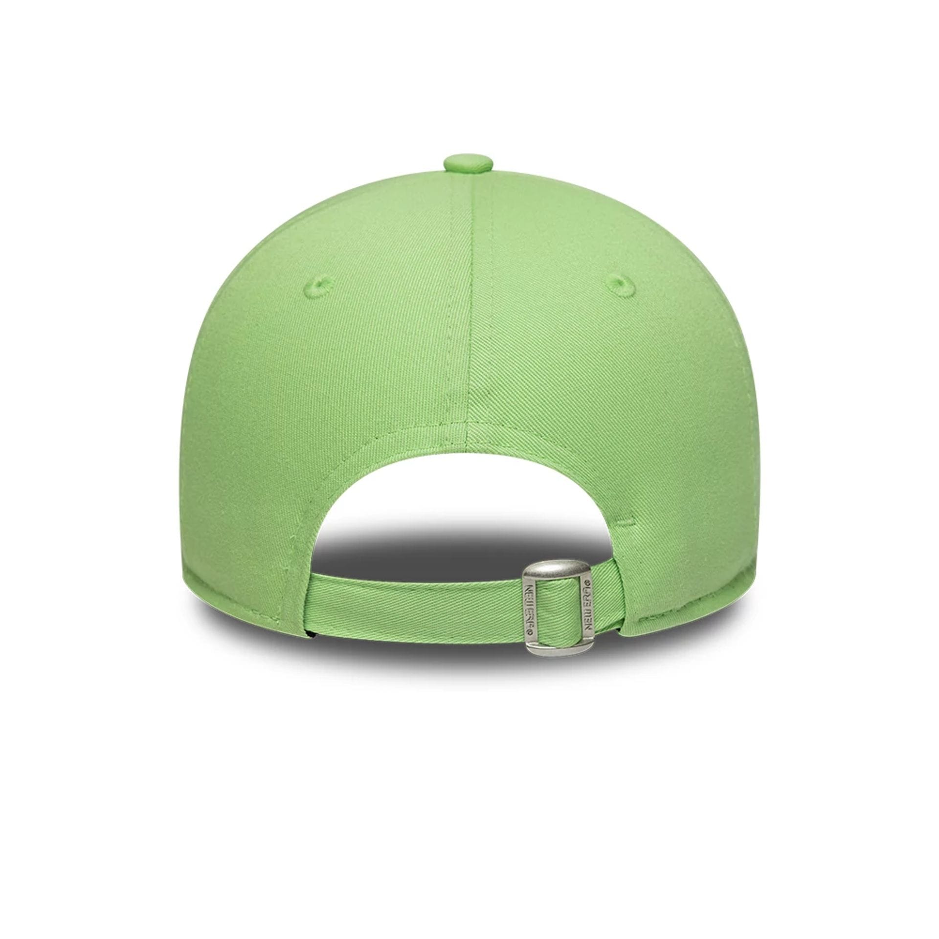 Pictured is this Womens Lacoste X New Era 9FORTY cap in pastel green. 4