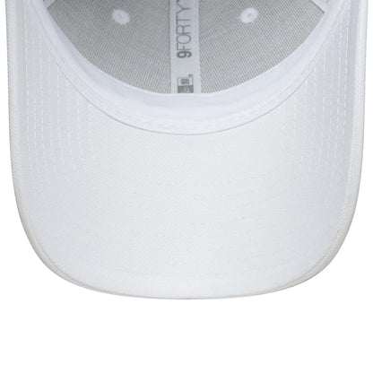Pictured is this Womens Lacoste X New Era 9FORTY cap in white. 5