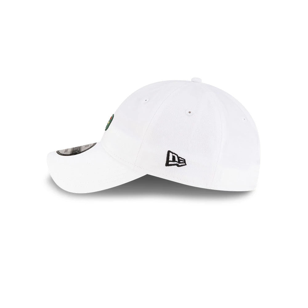 Pictured is this Lacoste X New Era Golf Flag 9TWENTY cap in white. 4