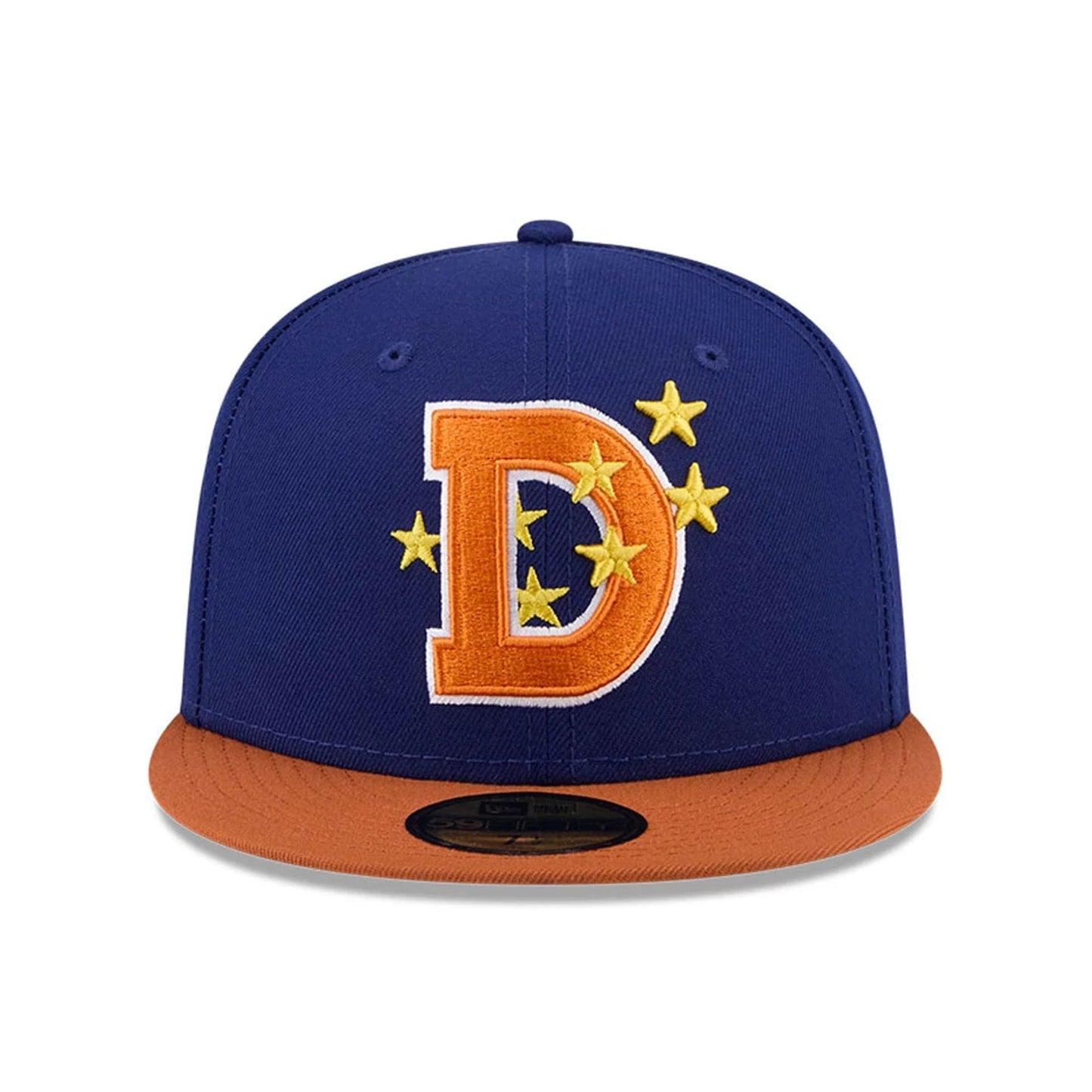 Pictured is this MiLB Theme Night Durham Bulls 59FIFTY Fitted cap in navy. 3