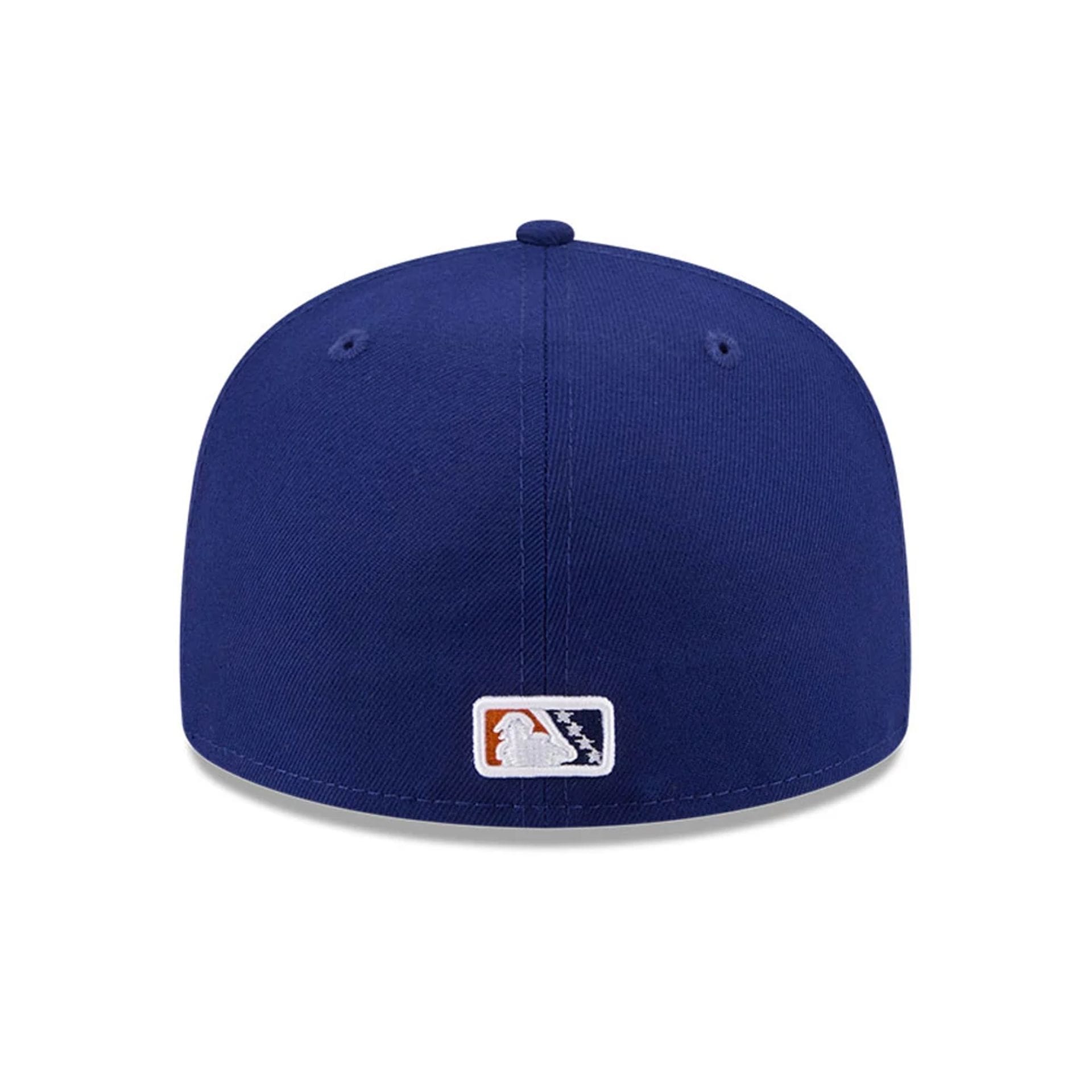 Pictured is this MiLB Theme Night Durham Bulls 59FIFTY Fitted cap in navy. 6