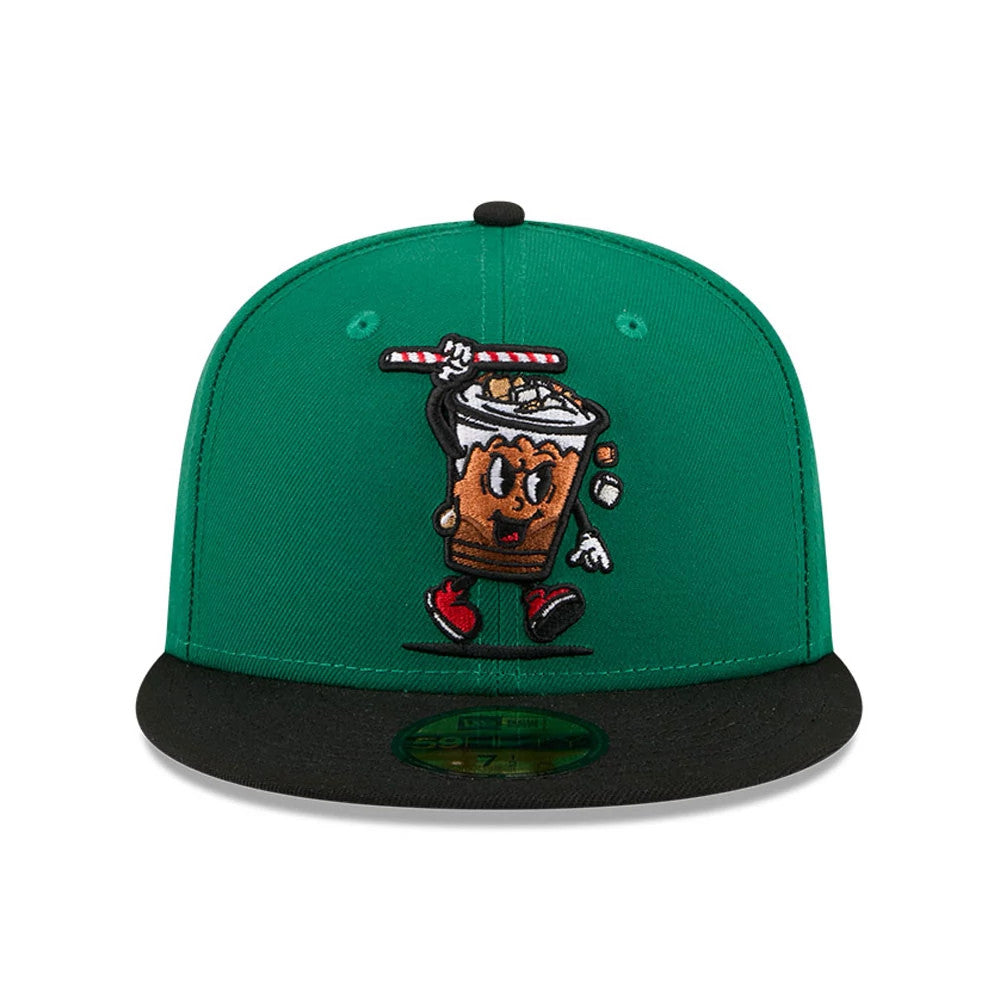 Pictured is this MiLB Theme Night Reading Fightin Phils 59FIFTY Fitted cap in green. 3