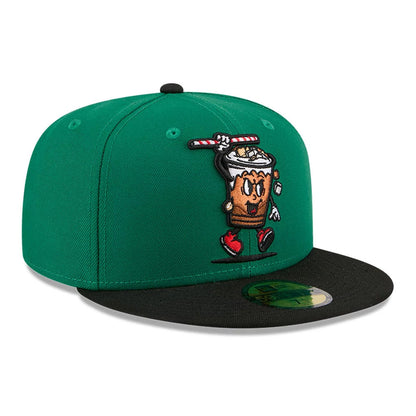 Pictured is this MiLB Theme Night Reading Fightin Phils 59FIFTY Fitted cap in green. 4