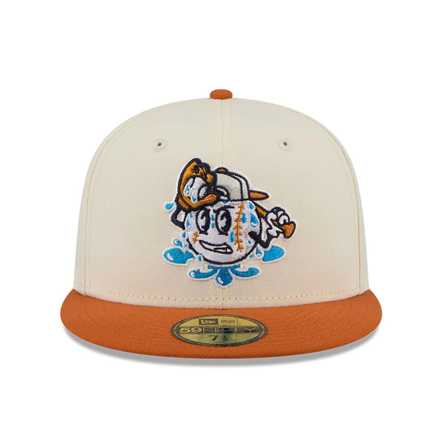 Pictured is this MiLB Theme Night Louisville Bats 59FIFTY Fitted cap in Cream. 3