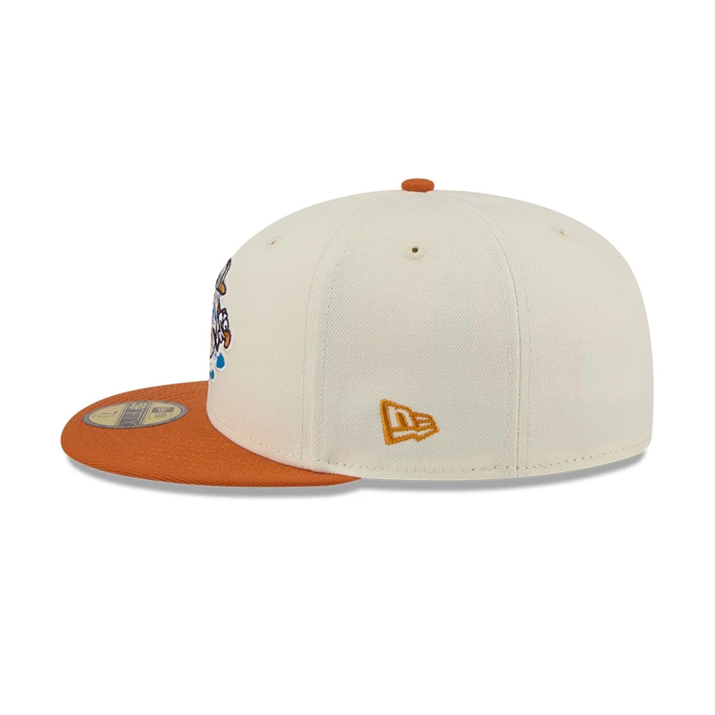 Pictured is this MiLB Theme Night Louisville Bats 59FIFTY Fitted cap in Cream. 5