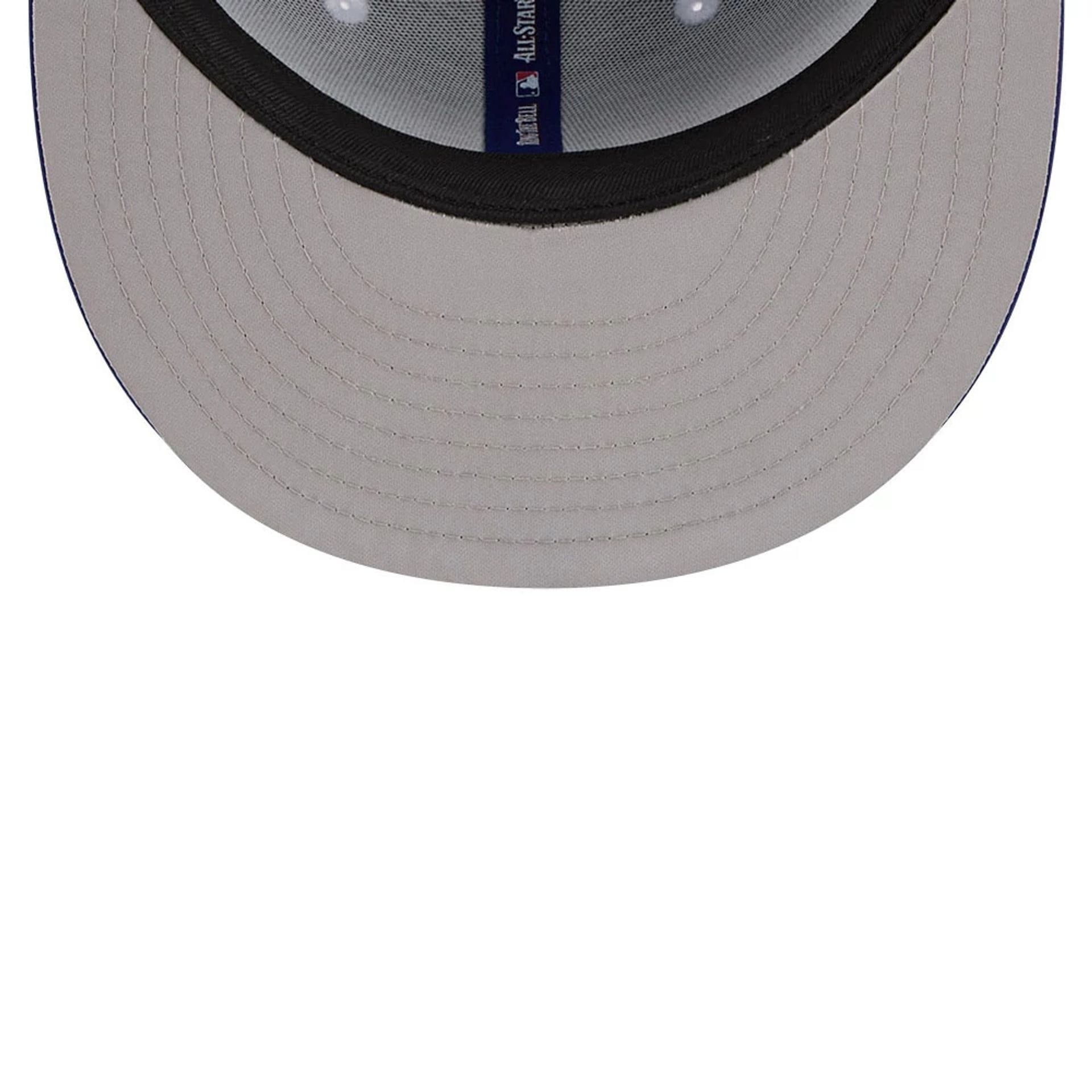 Pictured is this MLB All Star Game LA Dodgers 9FIFTY Snapback cap in dark blue. 2