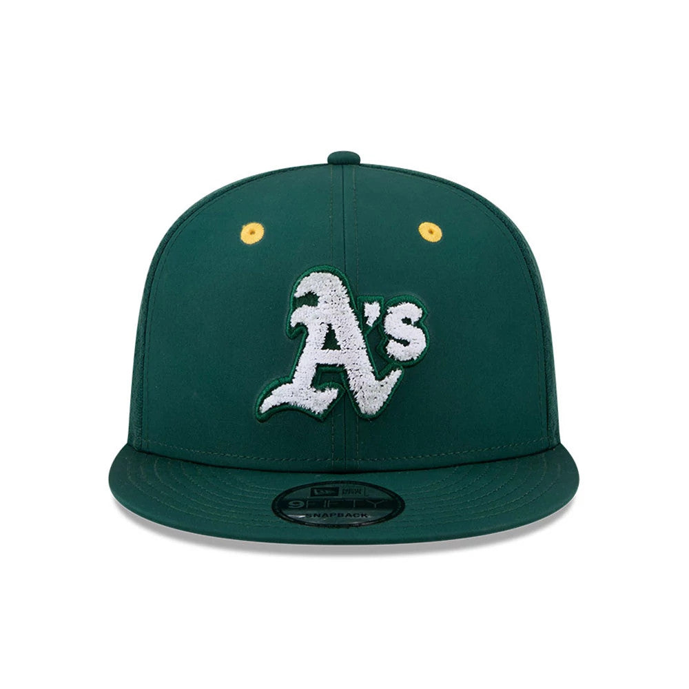 Pictured is this MLB All Star Game Athletics 9FIFTY Snapback cap in dark green. 3
