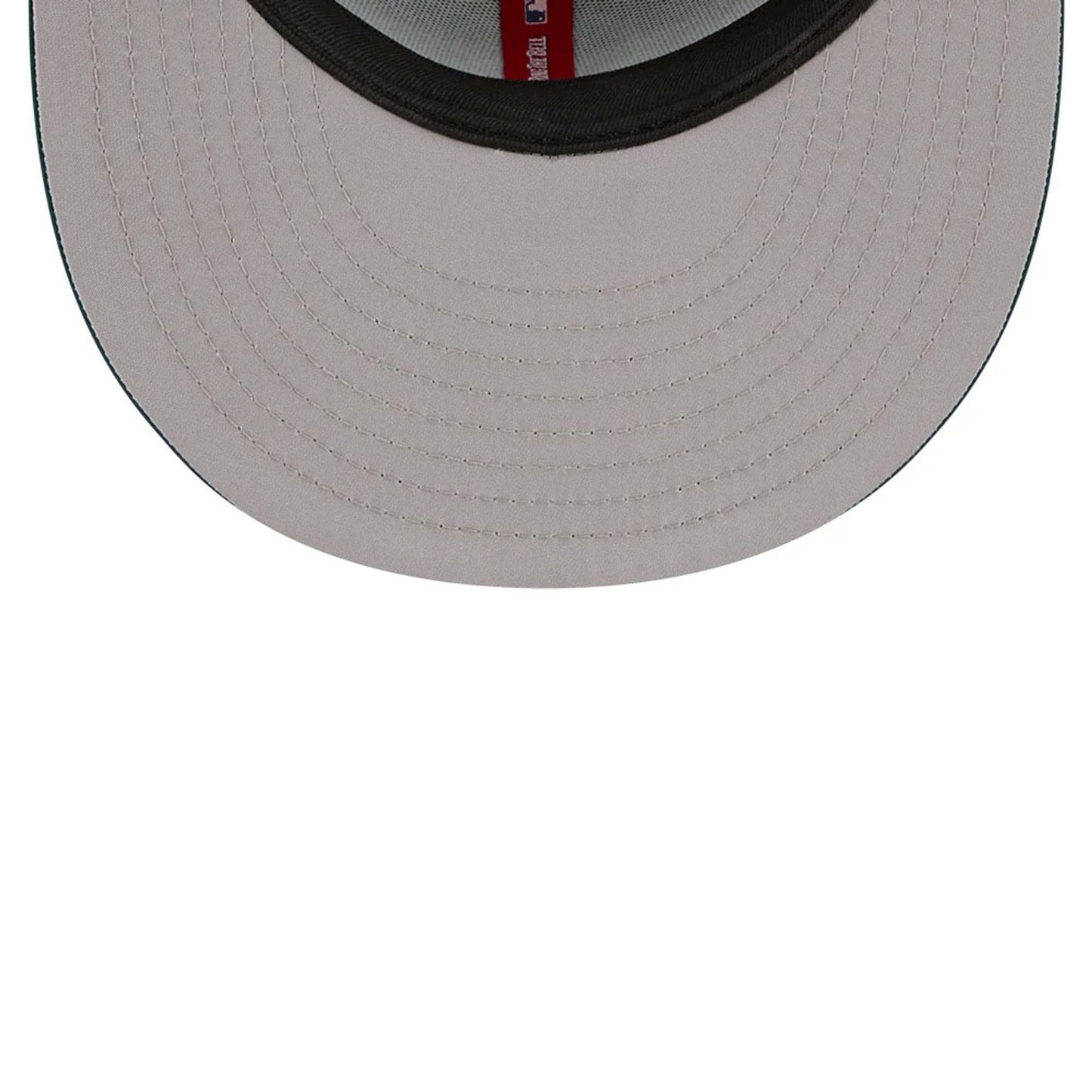 Pictured is this MLB All Star Game Athletics 9FIFTY Snapback cap in dark green. 2