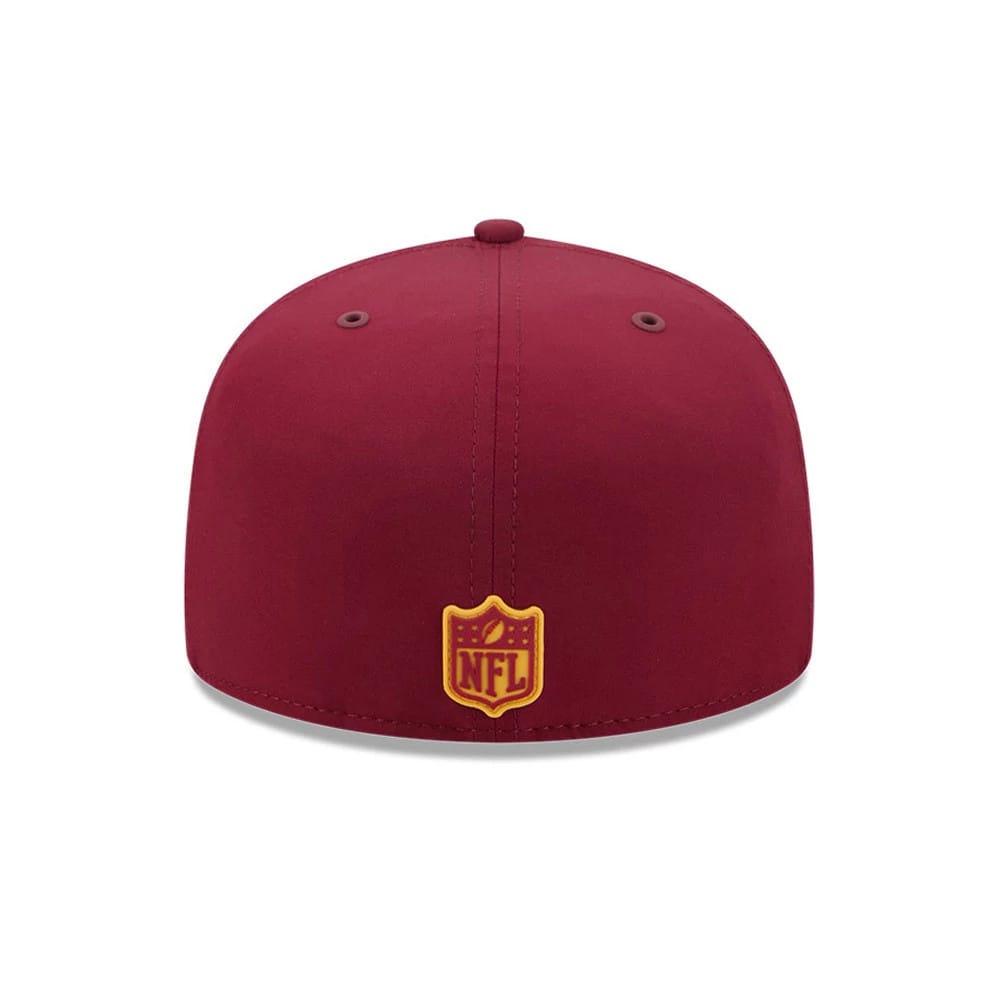 Pictured is this NFL Sideline 2026 Washington Commanders 59FIFTY Fitted cap in dark red. 6