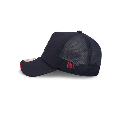 Pictured is this NFL Sideline 2026 Houston Texans 9FORTY Apex cap in navy. 6