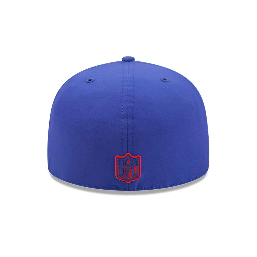 Pictured is this NFL Sideline 2026 New England Patriots 59FIFTY Fitted cap in blue. 7