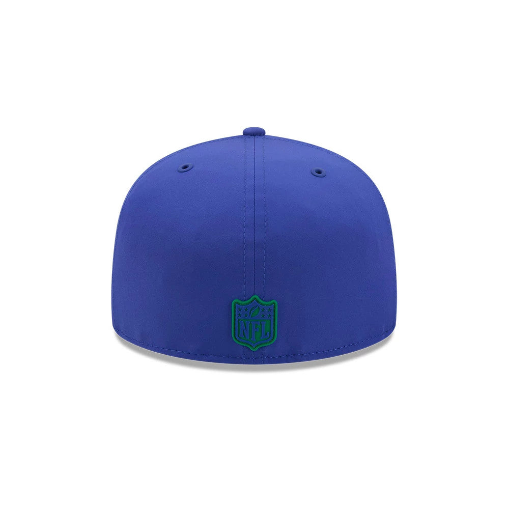 Pictured is this NFL Sideline 2026 Seattle Seahawks 59FIFTY Fitted cap in blue. 8