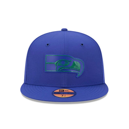 Pictured is this NFL Sideline 2026 Seattle Seahawks 59FIFTY Fitted cap in blue. 3