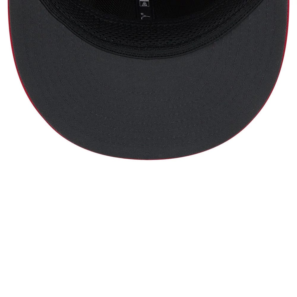 Pictured is this NFL Sideline 2026 San Francisco 49ers 59FIFTY Fitted cap in red. 10