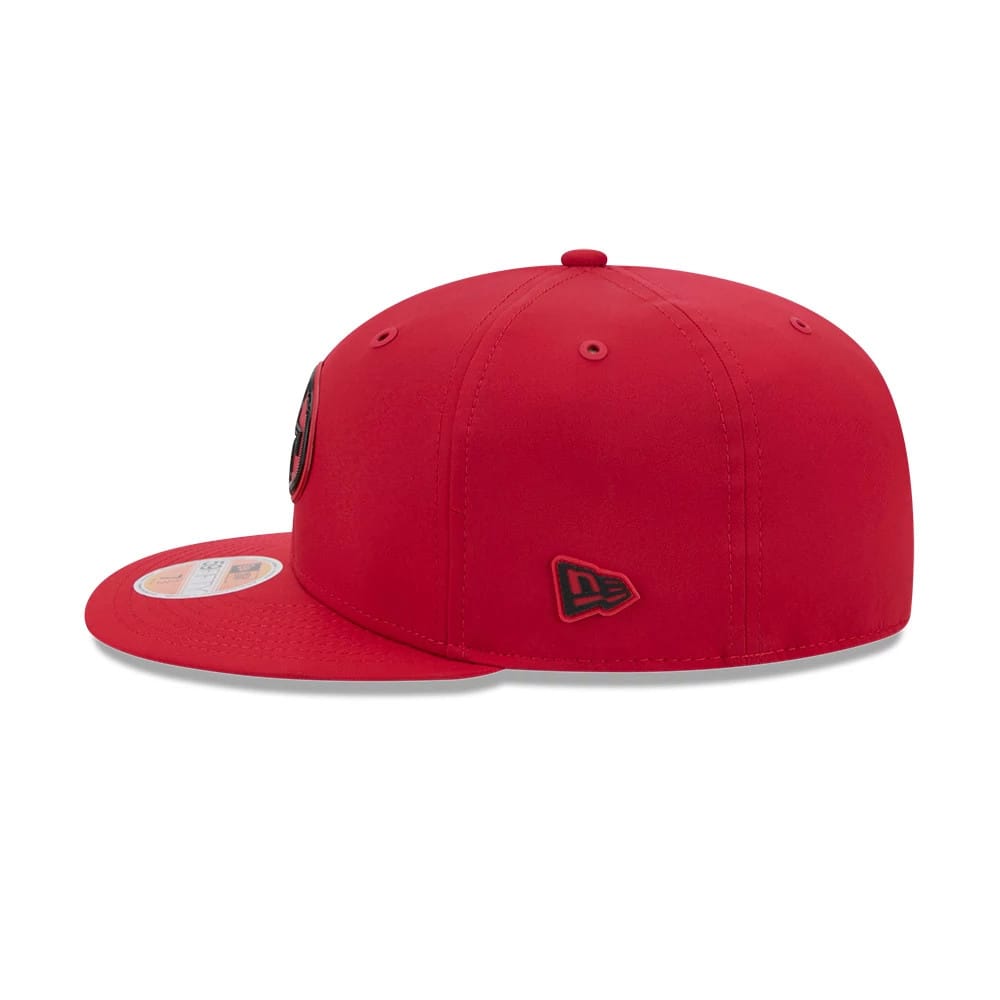 Pictured is this NFL Sideline 2026 San Francisco 49ers 59FIFTY Fitted cap in red. 15