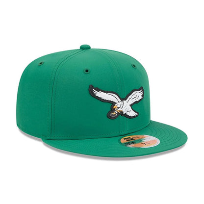 Pictured is this NFL Sideline 2026 Philadelphia Eagles 59FIFTY Fitted cap in Green. 3