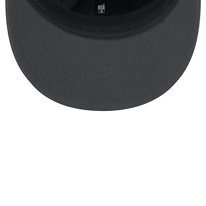 Pictured is this NFL Sideline 2026 Las Vegas Raiders 59FIFTY Fitted cap in Black. 10