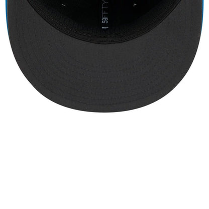 Pictured is this NFL Sideline 2026 Detroit Lions 59FIFTY Fitted cap in blue. 2