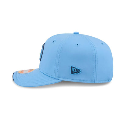 Pictured is this NFL Sideline 2026 Tennessee Titans 9SEVENTY Stretch Snap cap in pastel blue. 4