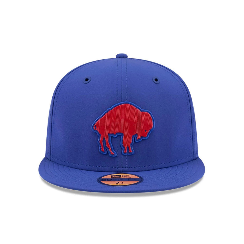 Pictured is this NFL Sideline 2026 Buffalo Bills 59FIFTY Fitted cap in blue. 3