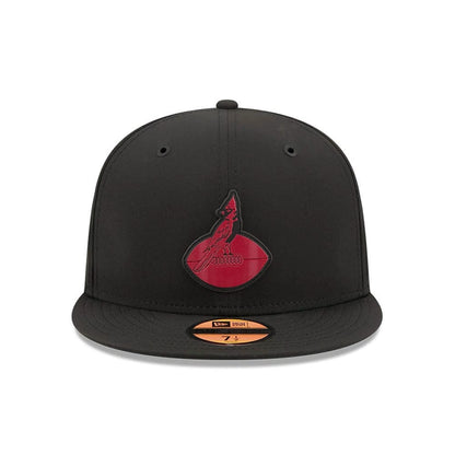 Pictured is this NFL Sideline 2026 Arizona Cardinals 59FIFTY Fitted cap in black. 2