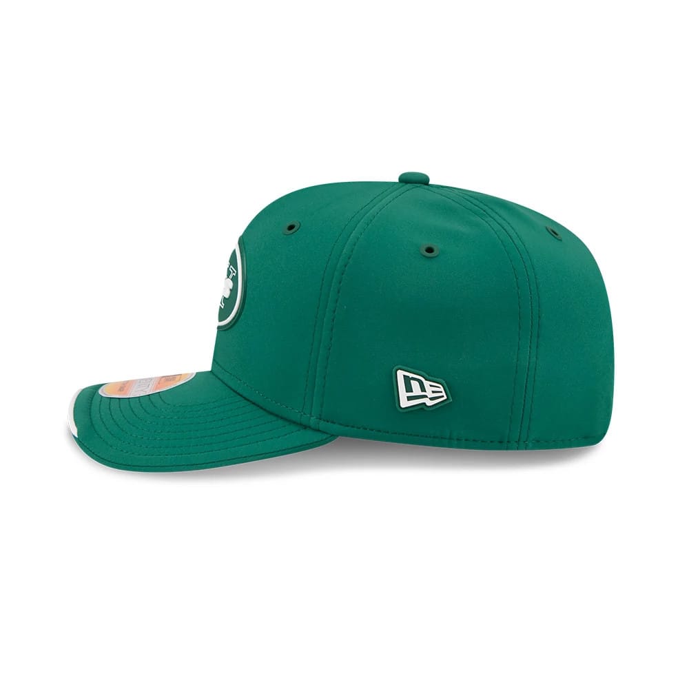 Pictured is this NFL Sideline 2026 New York Jets 9SEVENTY Stretch Snap cap in green. 6