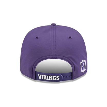 Pictured is this NFL Sideline 2026 Minnesota Vikings 9SEVENTY Stretch Snap cap in purple. 5