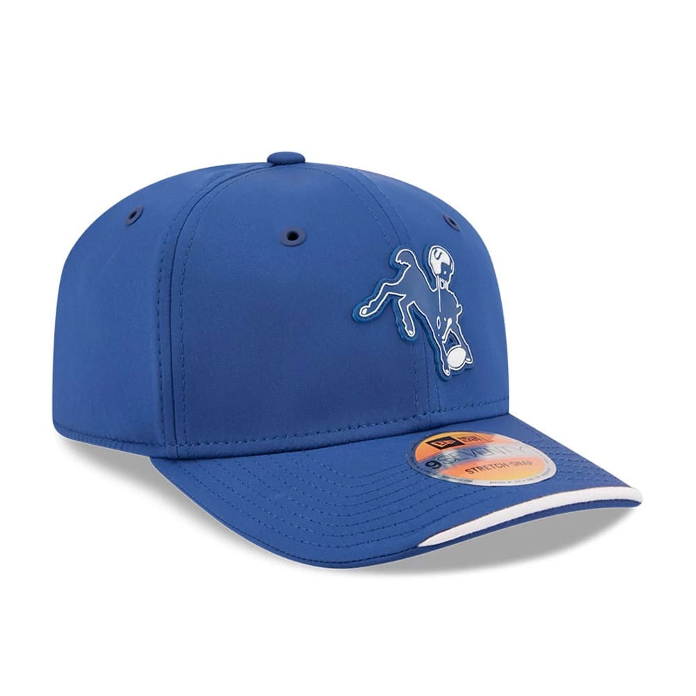 Pictured is this NFL Sideline 2026 Indianapolis Colts 9SEVENTY Stretch Snap cap in blue. 3