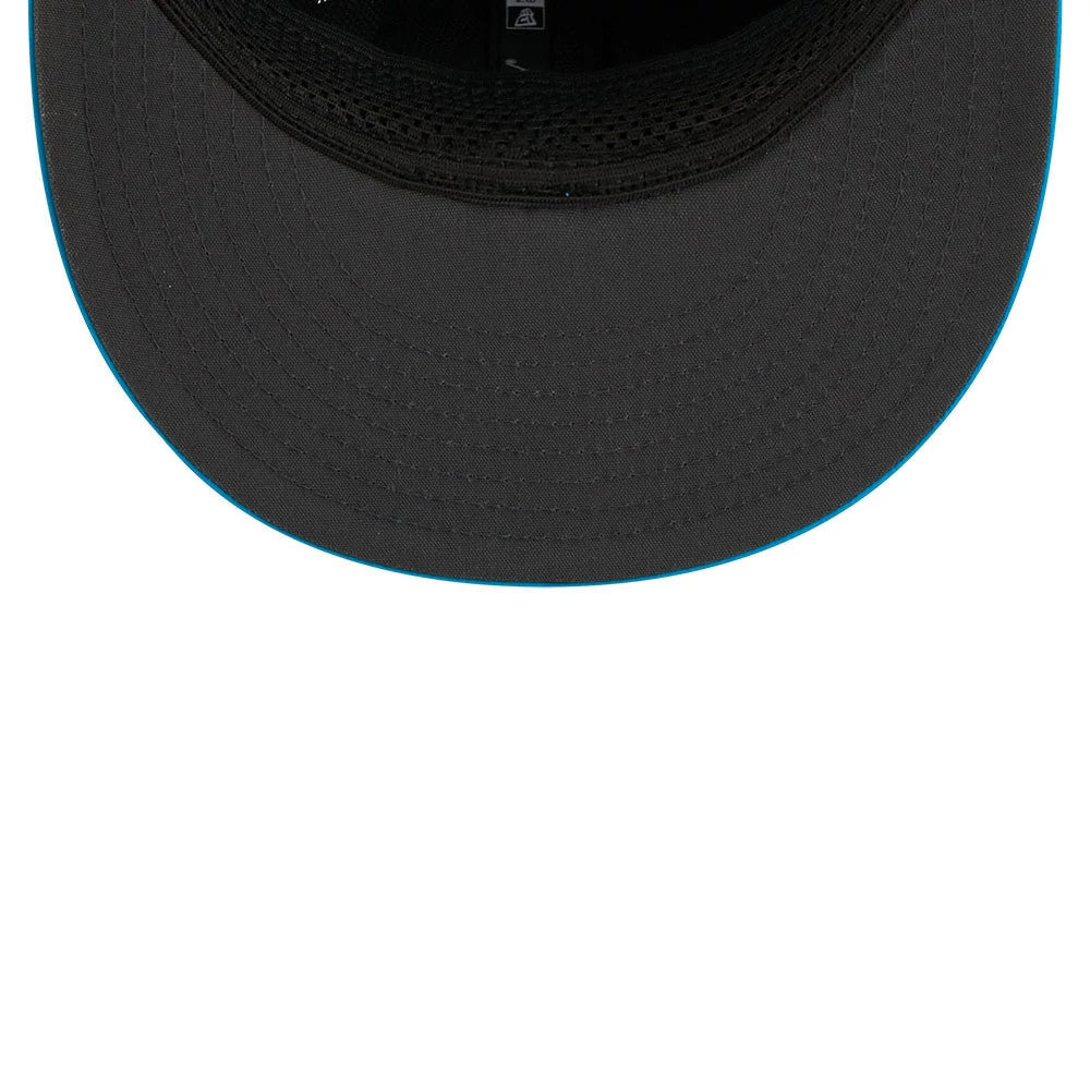 Pictured is this NFL Sideline 2026 Carolina Panthers 59FIFTY Fitted cap in blue. 2