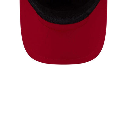 Pictured is this NFL Sideline 2026 San Francisco 49ers 9FORTY Apex cap in red. 7