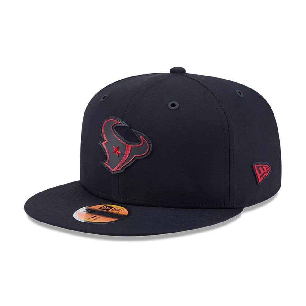 Pictured is this NFL Sideline 2026 Houston Texans 59FIFTY Fitted cap in navy. 1