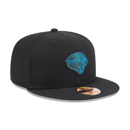 Pictured is this NFL Sideline 2026 Jacksonville Jaguars 59FIFTY Fitted cap in black. 3