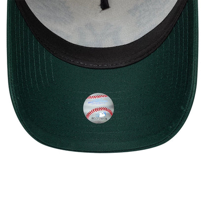 Pictured is this MLB Paisley New York Yankees 9FORTY E-Frame cap in cream & green. 7