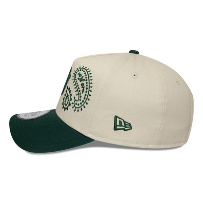 Pictured is this MLB Paisley New York Yankees 9FORTY E-Frame cap in cream. 5