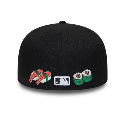 Pictured is this MLB Food Chicago White Sox 59FIFTY Fitted cap in black. 4
