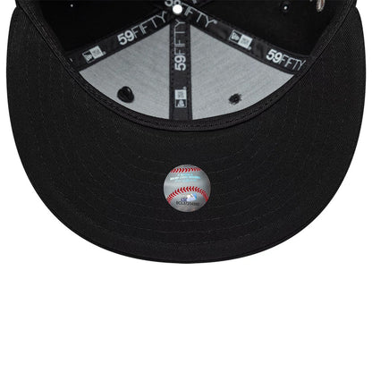 Pictured is this MLB Food Chicago White Sox 59FIFTY Fitted cap in black. 7