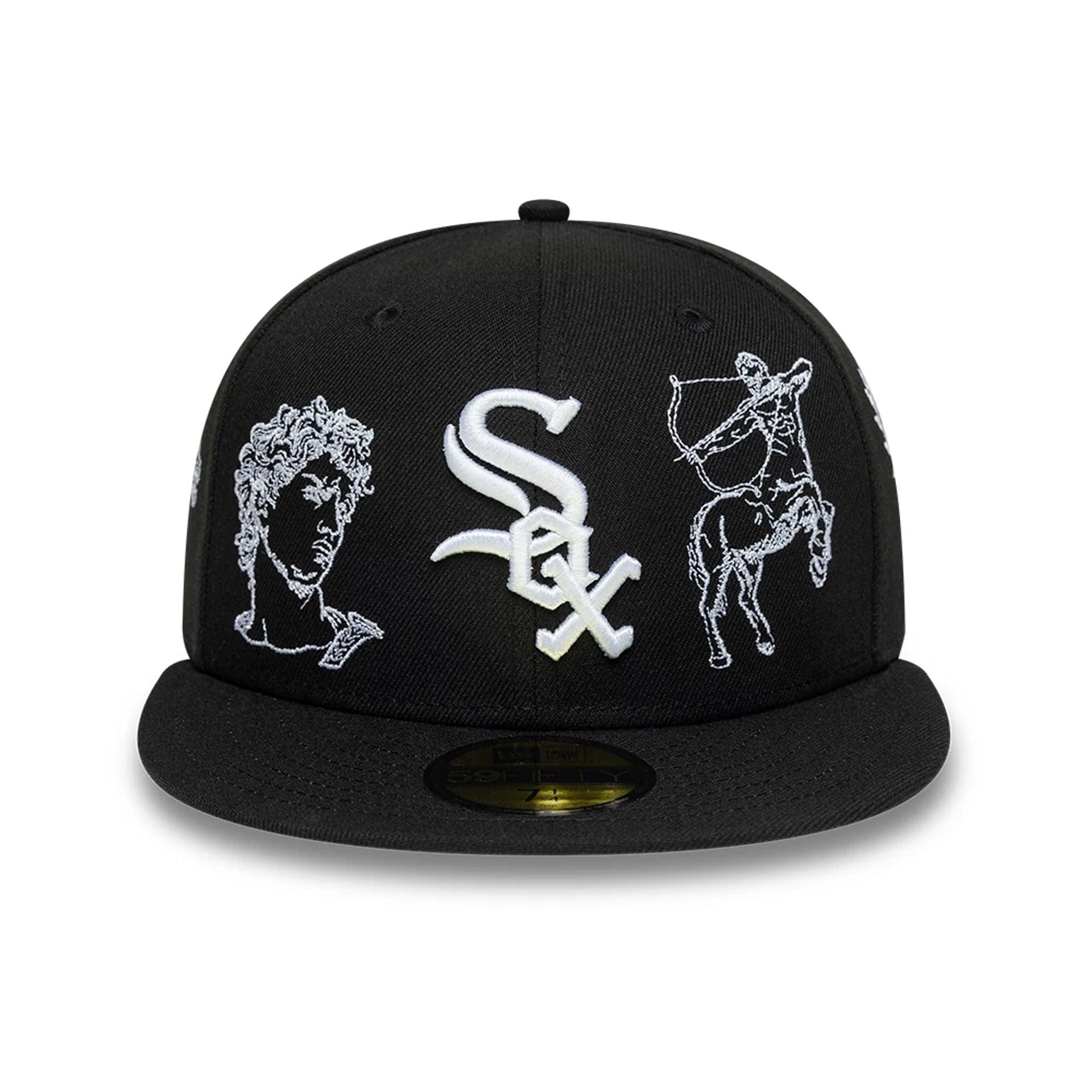 Pictured is this MLB Mythical Chicago White Sox 59FIFTY Fitted cap in black. 3